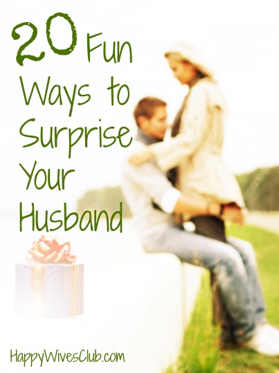 romantic surprise for husband