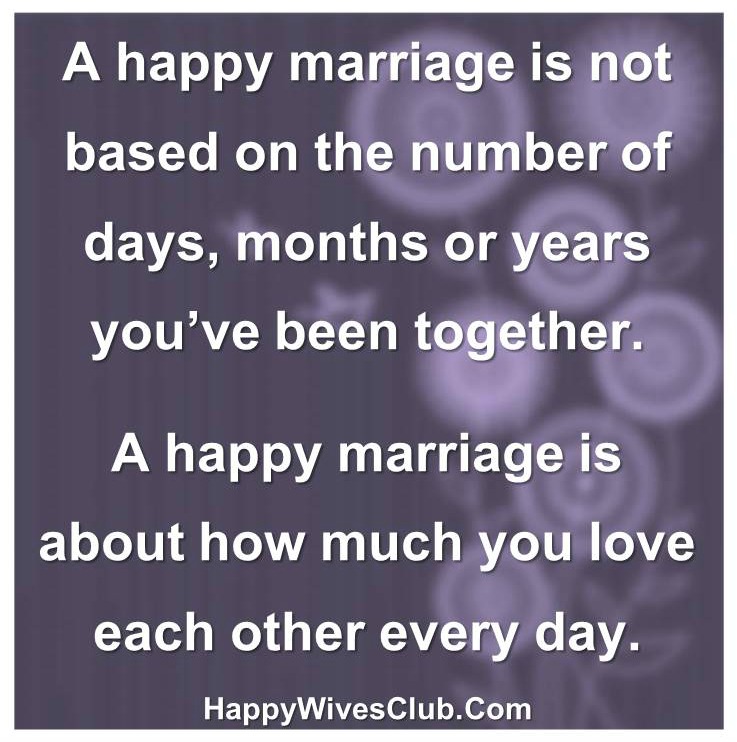 A Happy Marriage | Happy Wives Club