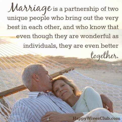 Marriage is a Partnership | Happy Wives Club